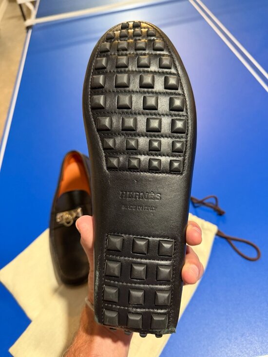 Hermès Men\'s Driving Loafers – Size 41 (New)